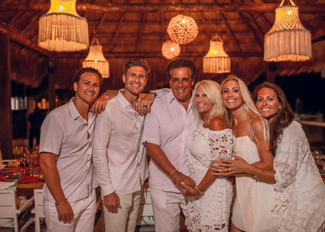 The Postiglione family:  Doug, Ricky, Rick, Darlene, Deanna and Danene.