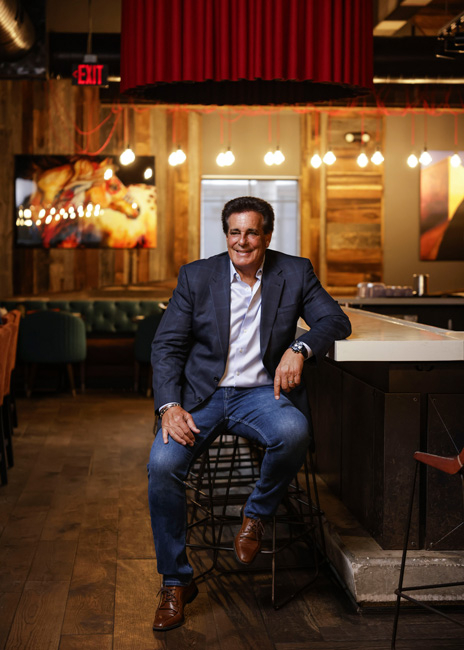 Rick Post at one of his favorite restaurants, Canyon in Fort Lauderdale, Fla.