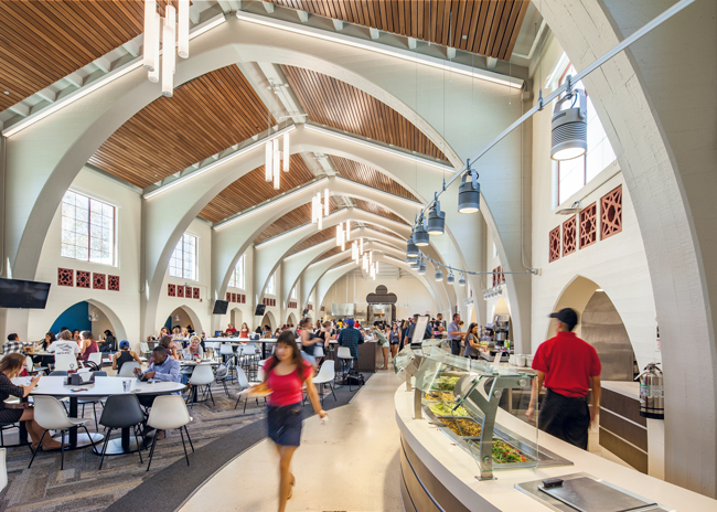Islands Café at California State University Channel Islands. Photo courtesy of Webb Foodservice Design