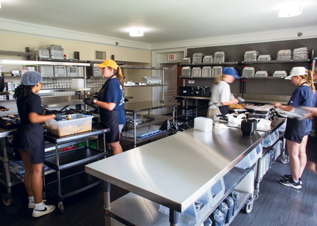 Since the makeover of the space, the Food4VOLS leaders believe they now have the infrastructure in place to ramp up meal production.