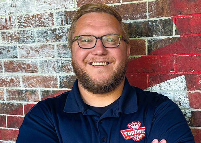 Mac Malchow, vice president of development for Toppers Pizza. Images courtesy of Toppers Pizza