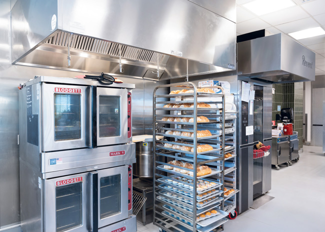 Combi ovens bake bread, cookies and other baked goods at Daily Kneads.