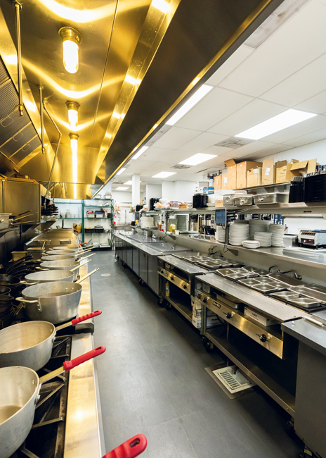 Full-service breakfast/brunch/lunch concept Hash Kitchen has a large back of the house to meet peak demand. The chain will turn off some equipment during slow periods.