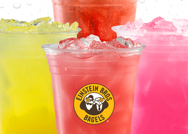 Einstein Bros. Bagels describes its Morning Mocktails line as “fizzy and flirty.”