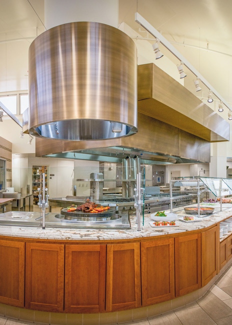 The renovation of the kitchen and servery at Florence Moore Hall were completed during the summer of 2013.